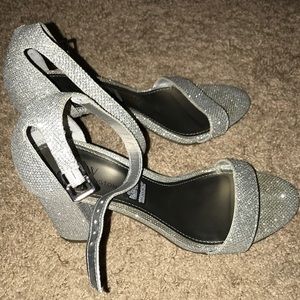 Sparkly Strap Heels Size 7